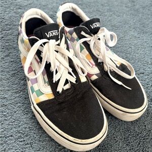 Vans multicolored checked pattern